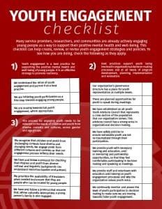 Youth Engagement Checklist